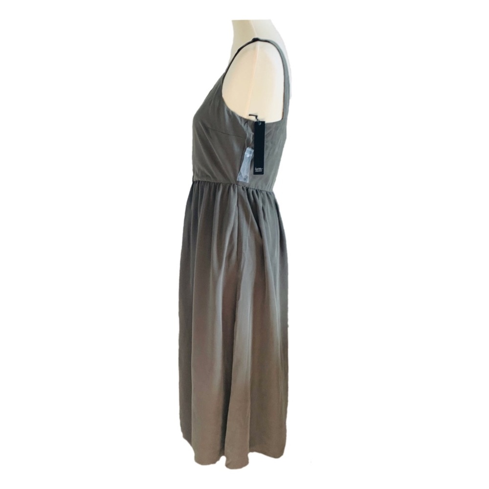 NWT! Nicole Miller olive green dress size 4 - Picture 2 of 5